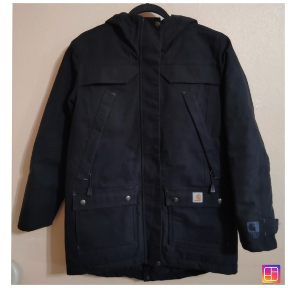 Carhartt Quick Duck Sawtooth Parka Size Small - Picture 2 of 8